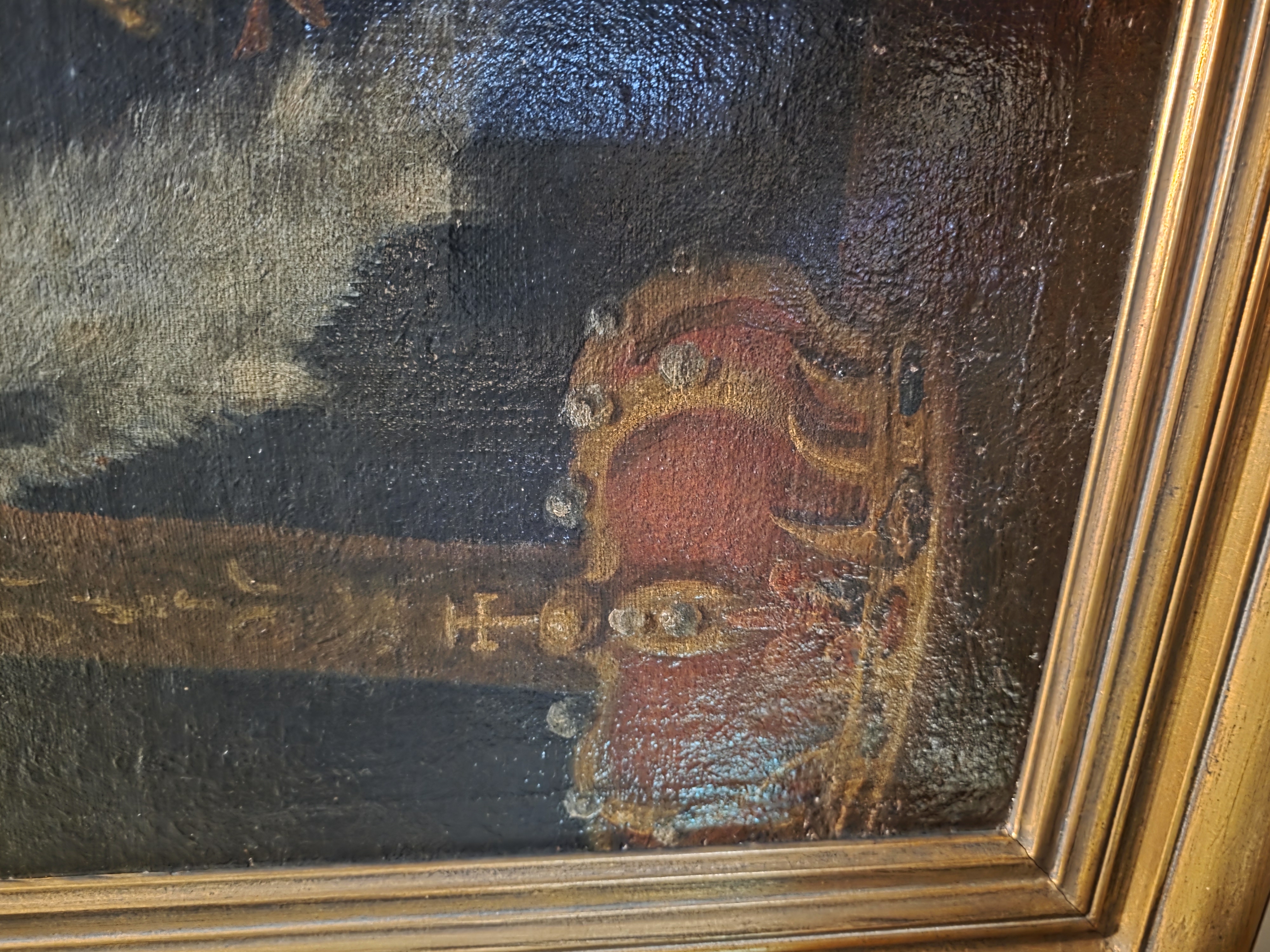 Sicilian style crown showing the Savoy Cross